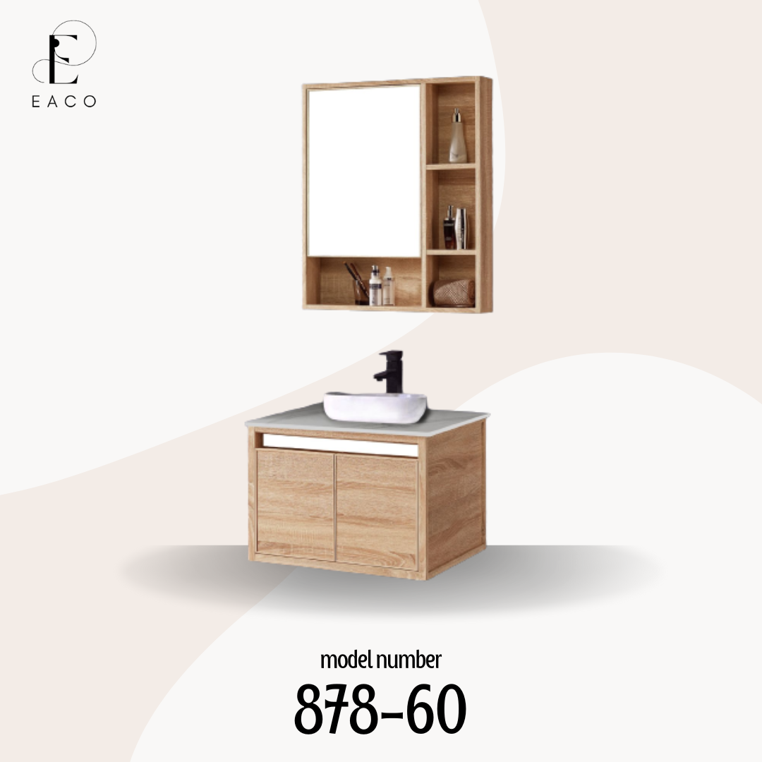 Eaco Bathroom Top Mount Vanity Set 878-60CM