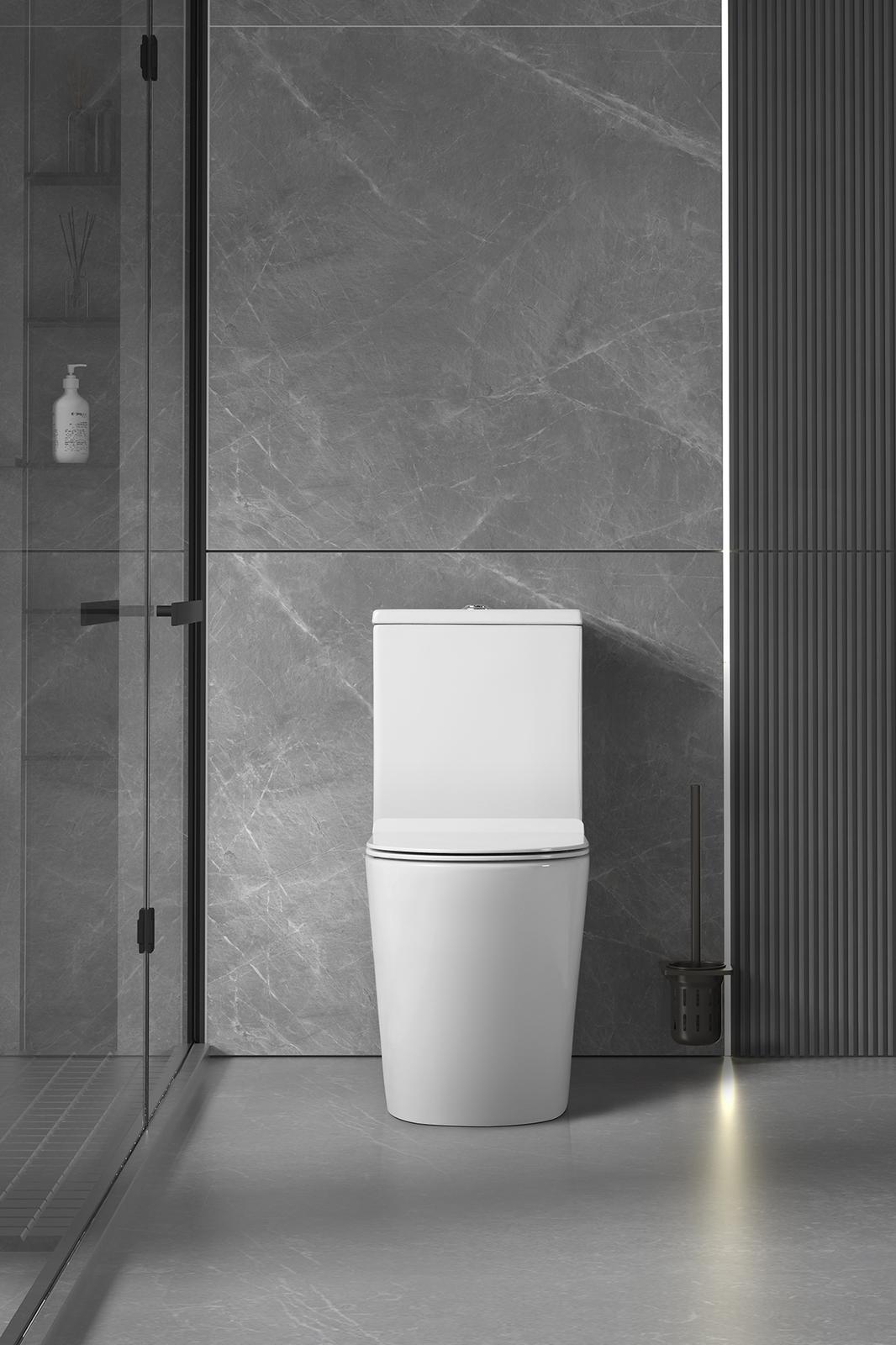 Eaco T933 Rimless Tornado Flushing Toilet Bowl