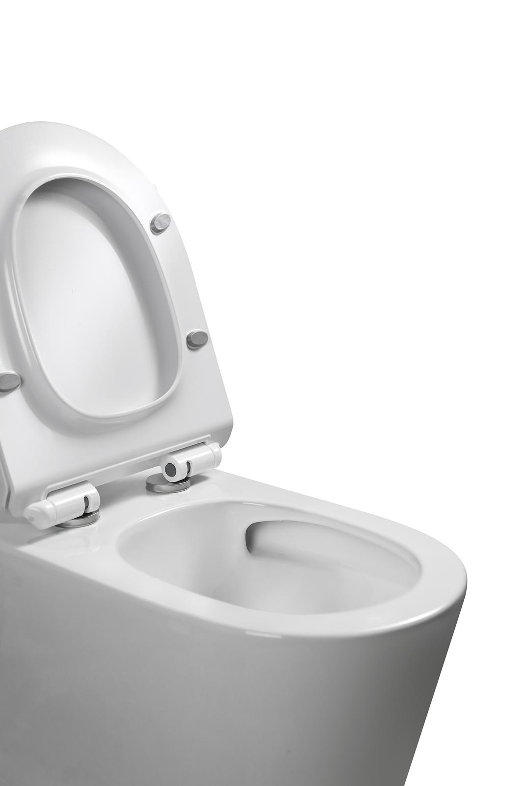 Eaco T933 Rimless Tornado Flushing Toilet Bowl